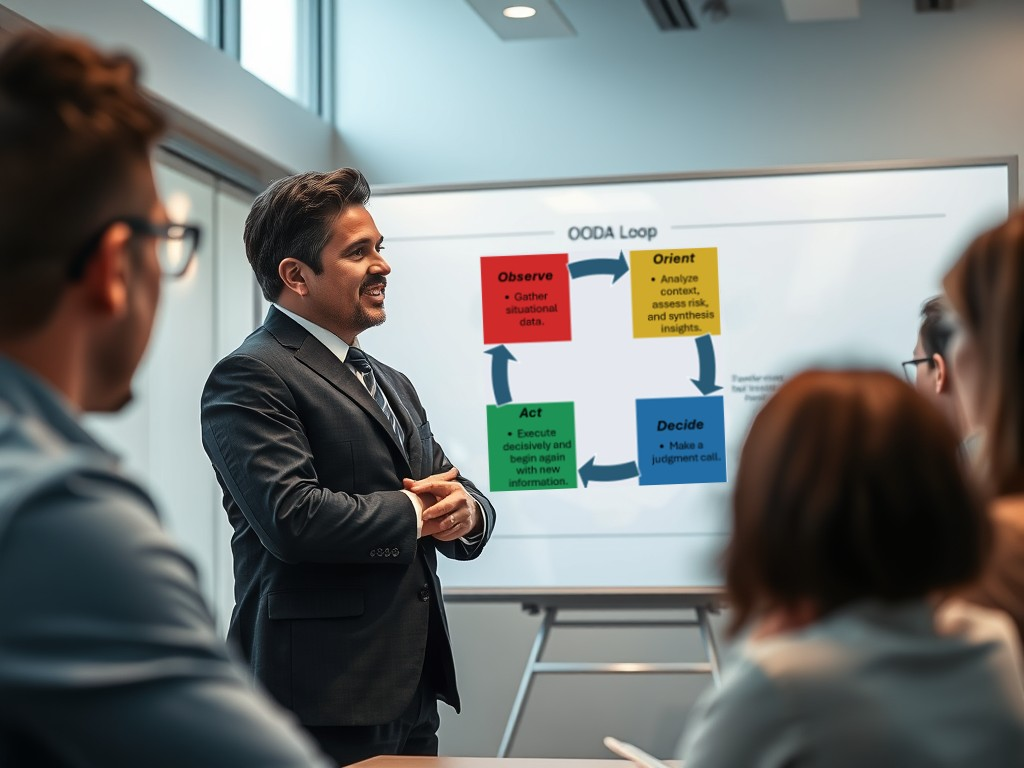 OODA loop framework to empower risk management and decision making for employees and organizational culture